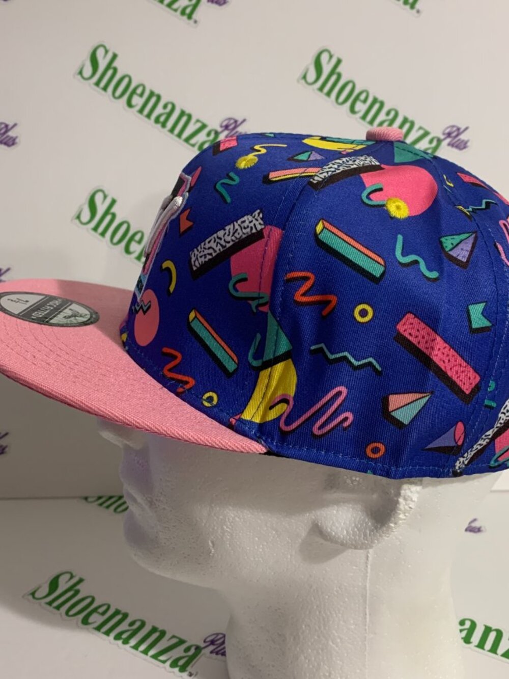 Headgear Classics Hat HGC Fitted MTV Music Television Blue Pink Cap 7 1/2 - Picture 3 of 7